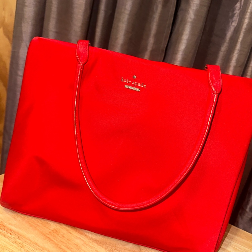 Kate Spade Vibrant Red Tote Bag